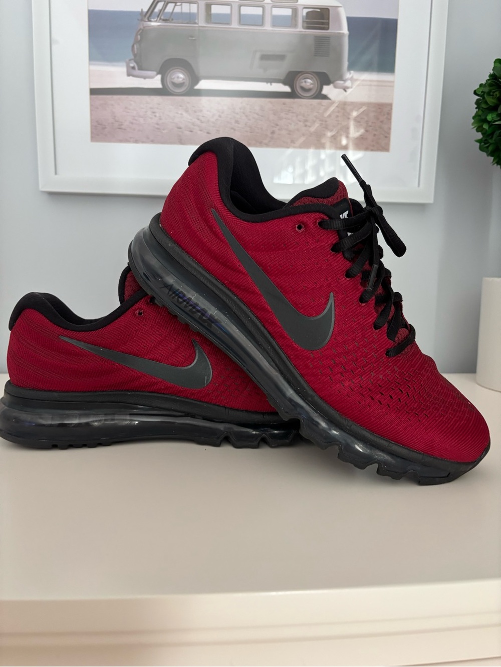 Nike Men’s Athletic Shoes - Red and Black